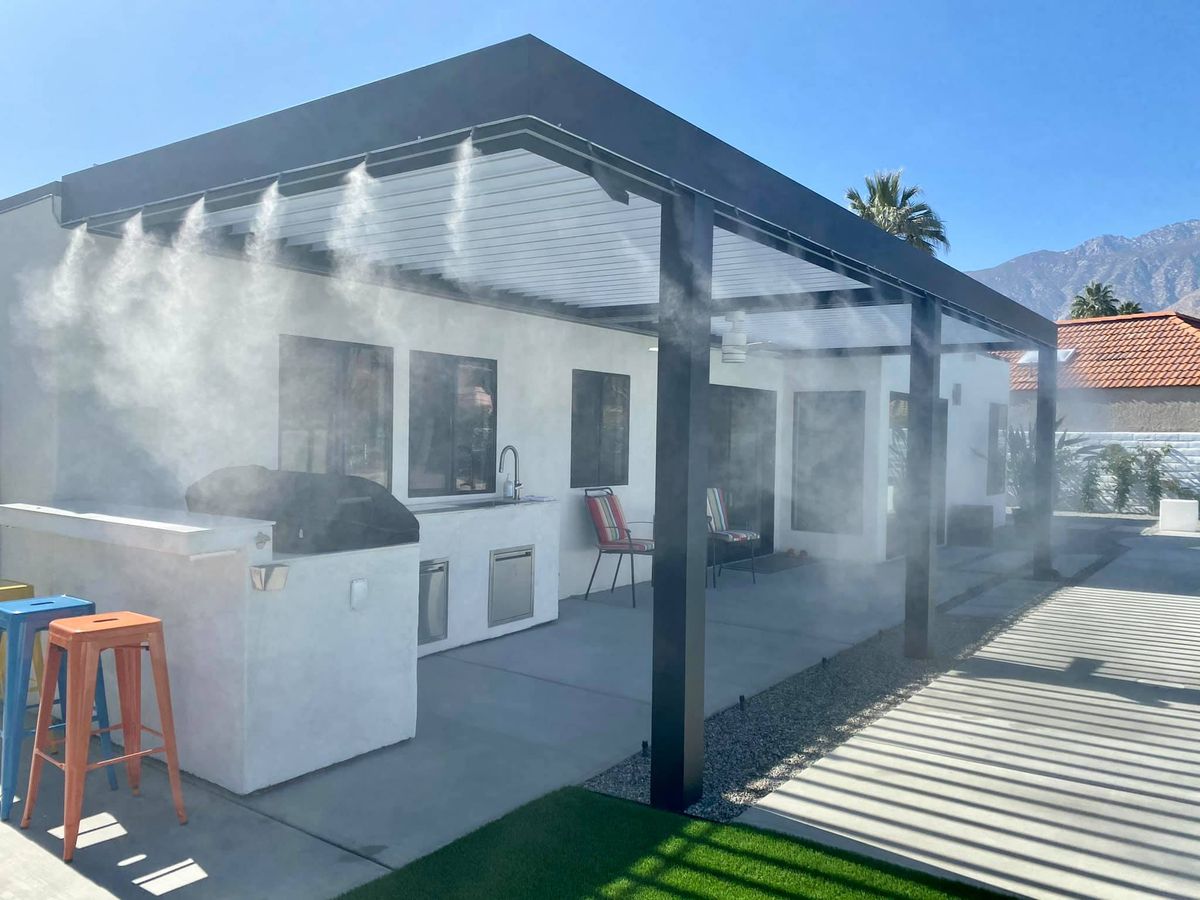 تركيب شبكات الضباب والرذاذ بالرياض