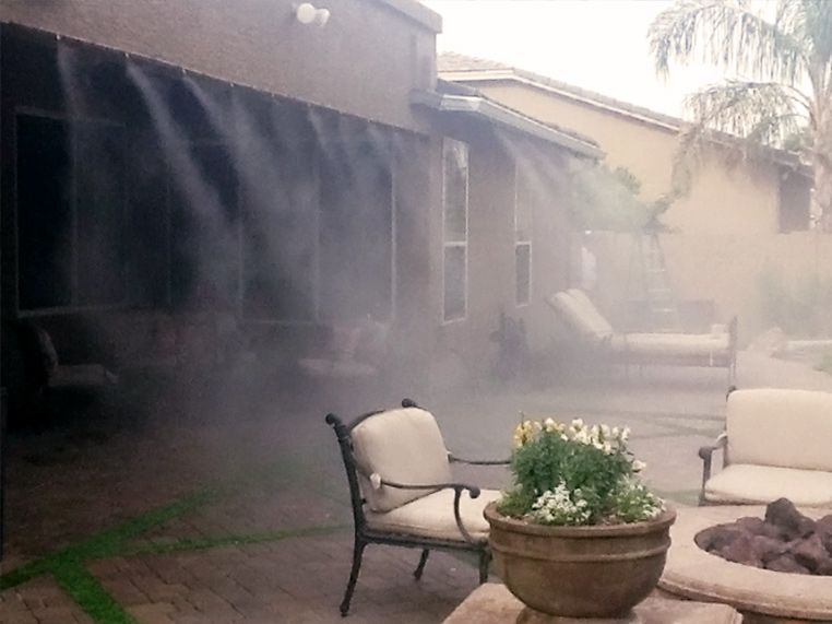 تركيب شبكات الضباب والرذاذ بالرياض