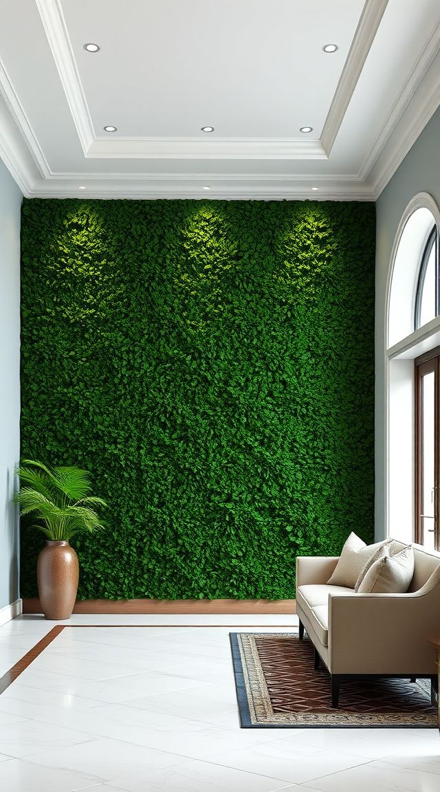 تركيب عشب جداري بالرياض