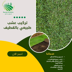 تركيب عشب طبيعي بالقطيف