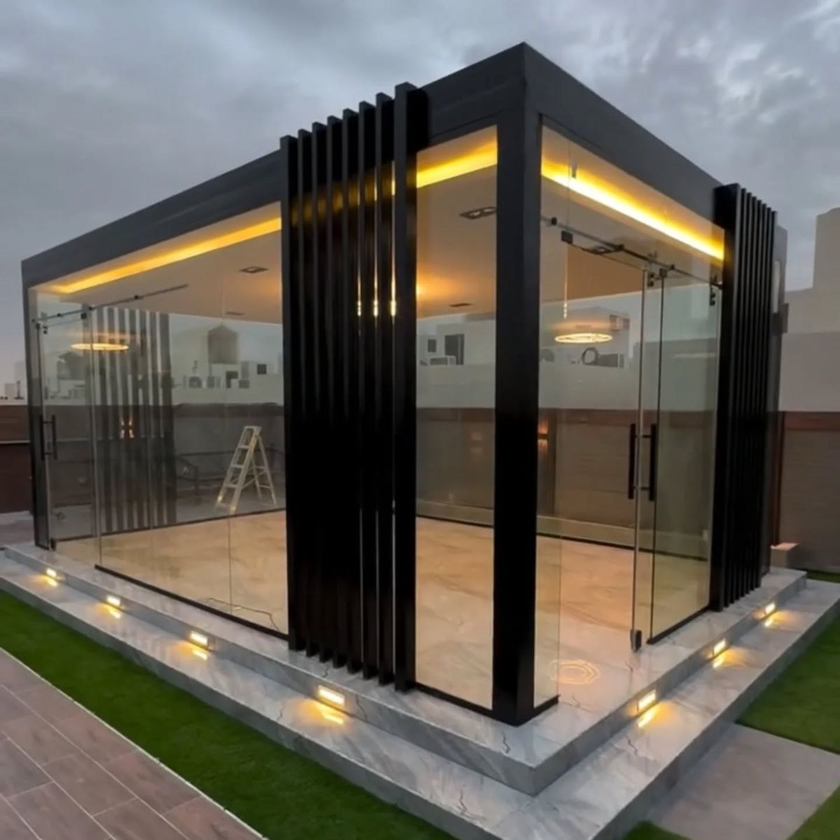 شركة تصميم غرف زجاجية بالمدينة المنورة